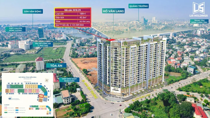 Căn góc 1PN+1 view Cầu Vàng đẹp nhất Nexus Tower – Chậm một bước là mất!