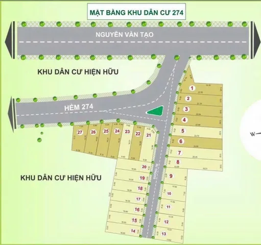 ĐẤT ĐẸP NHẤT KHU DÂN CƯ - DIỆN TÍCH 7,5M*10,2M - GẦN CHỢ LONG THỚI - ĐƯỜNG NGUYỄN VĂN TẠO - LIÊN HỆ 0919089456