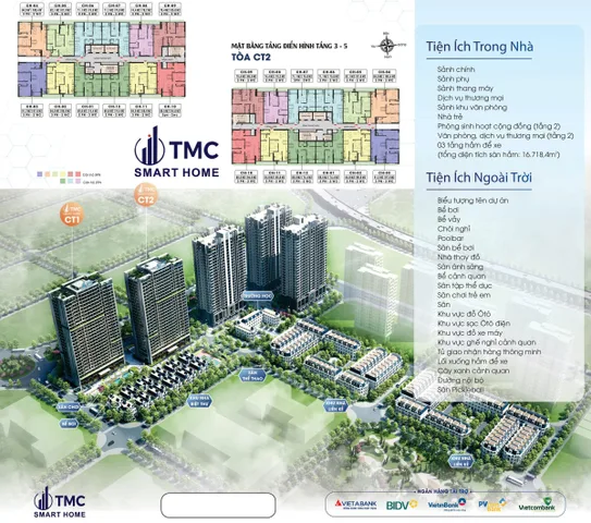 Bán  suất nội bộ chung cư TMC Smart Home Phạm Văn Đồng chỉ từ 1,1 tỷ ký hđmb