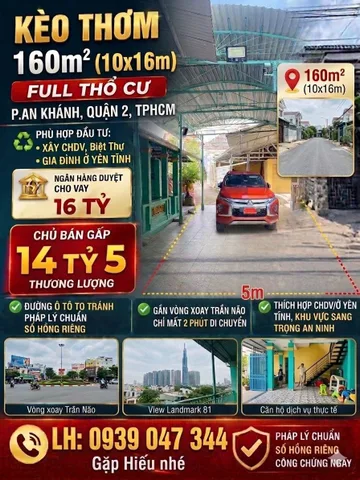 🔥 CƠ HỘI ĐẦU TƯ ĐẤT "VÀNG" Q2 - CHỦ GẤP BÁN, GIÁ CỰC TỐT! 🔥