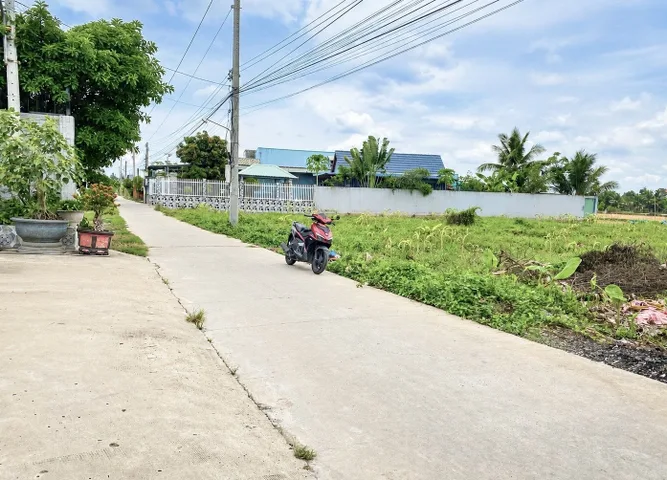 Bán đất Thổ cư 227m2 Mặt tiền Liên ấp (đường bê tông 4m) cáhc 150m đường ĐT16, Long Cang, TN