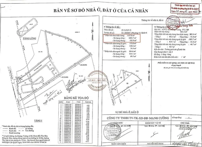 Bán [1157,7m2] Mặt Tiền 972 An Dương Vương, Phú Lâm, Quận 6