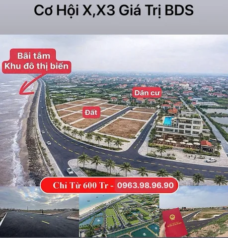 Chỉ 500 triệu sở hữu đất ven biển Nam Định? Cách biển đúng 30m, xây homestay được ngay