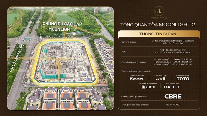 Moonlight 2 – Lựa chọn đáng cân nhắc giữa đại đô thị Anlac Green Symphony