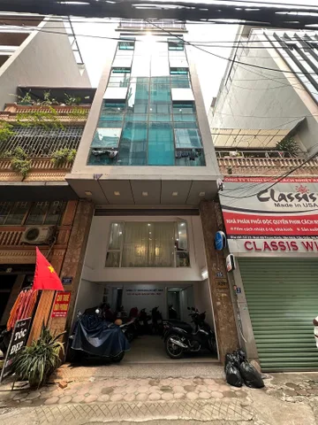 BÁN TÒA NHÀ PHỐ TRUNG KÍNH. 84M2 - 7 TẦNG. THANG MÁY. GARA Ô TÔ.