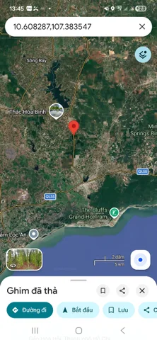 Bán Đất tại xã Long Tân, huyện Long Đất, Bà Rịa Vũng Tàu, 4,2 tỷ, 424m2