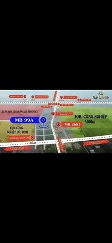 2 lô TDC ngay KCN Luu Binh gân 600 giá chỉ 3xtr/m2