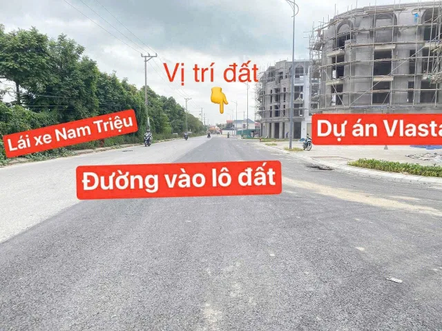 Chính chủ gửi bán gấp lô mặt đường cạnh KĐT Vlasta Quán Nạo Hoà Bình l/h:076.231.9990 e Thúy 

📍 Vị trí đẹp, mặt đường nhựa 9m thông ra TL359 và TL359C, cạnh KĐT Vlasta , phường Hòa Bình.

📐 Diện tích 57m² – ngang 4,8m, nở hậu.
💰 Giá chỉ nhô 3 tỷ  – 