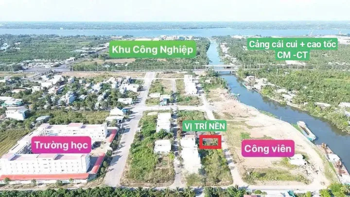 GIÁ TỐT: 1 TỶ 850 TRIỆU NỀN B7 VIEW CÔNG VIÊN KDC TÂN PHÚ,PHƯỜNG HƯNG PHÚ ,TP CẦN THƠ.