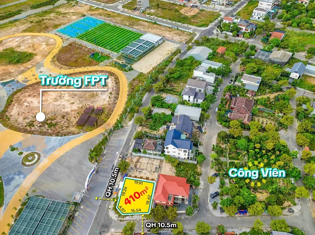 Bán Lô Đất Góc 2 Mặt Tiền View Trường Đại Học FPT Huế