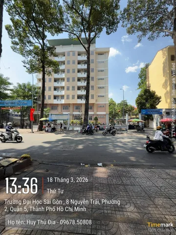 *Đối diện Đại Học SaiGon* [20 x 31 = 645m2] Mặt Tiền 53 Nguyễn Trãi, Quận 5