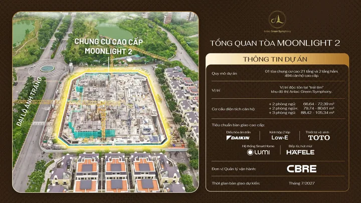 Moonlight 2 – Lựa chọn đáng cân nhắc giữa đại đô thị Anlac Green Symphony
