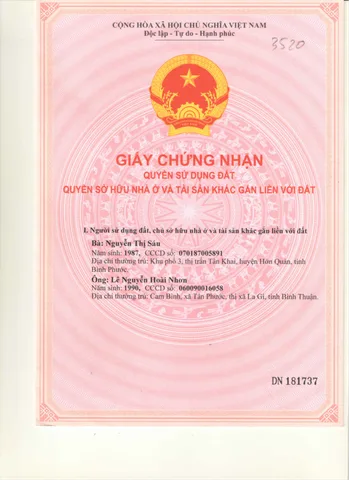 CHÍNH CHỦ BÁN ĐẤT KP1, TÂN KHAI 304M² - NGANG 10M - GIÁ 1,65 TỶ