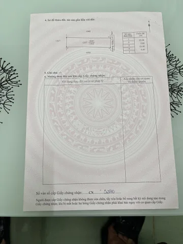 Bán lô đất thổ cư chính chủ Hẻm 135 Thủ Khoa Huân