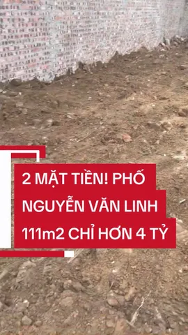 VIP
👑👑👑 2 MẶT TIỀN! PHỐ NGUYỄN VĂN LINH
111m2 CHỈ HƠN 4 TỶ! THÀNH PHỐ HƯNG YÊN