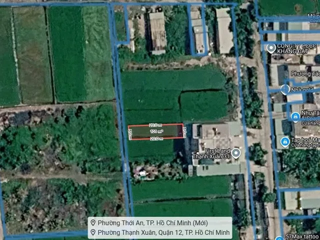[K2580*] Quỹ đất lớn 100m2 hẻm xe hơi Thạnh Xuân 33, giá sập sàn 2.x tỷ!