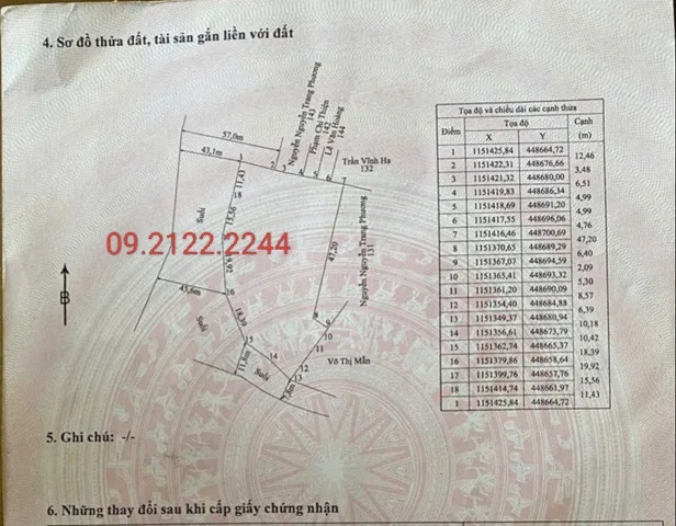 Bán đất 2195m2 Ngang 30m Mặt tiền đường Bãi Thơm - Dương Đông giá 6tỷ tại Đặc Khu Phú Quốc