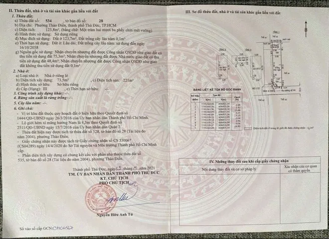 BDS HVL [NC] 17/3 Đường Trần Văn Sắc - Thảo Điền Q.2