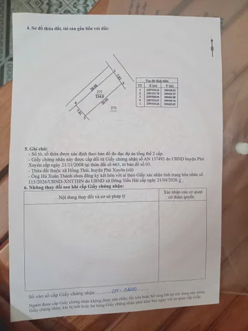 Đất Phú Xuyên. Bán lô góc 214m đất phân được tại Duyên Yết, Phú Xuyên