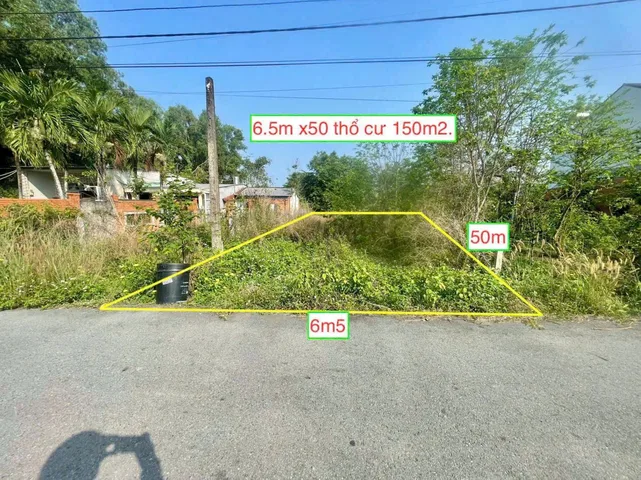 (S933) Đất xã Phạm Văn Cội, dt 324m2, thổ cư 150m2, giá 1 tỷ 990