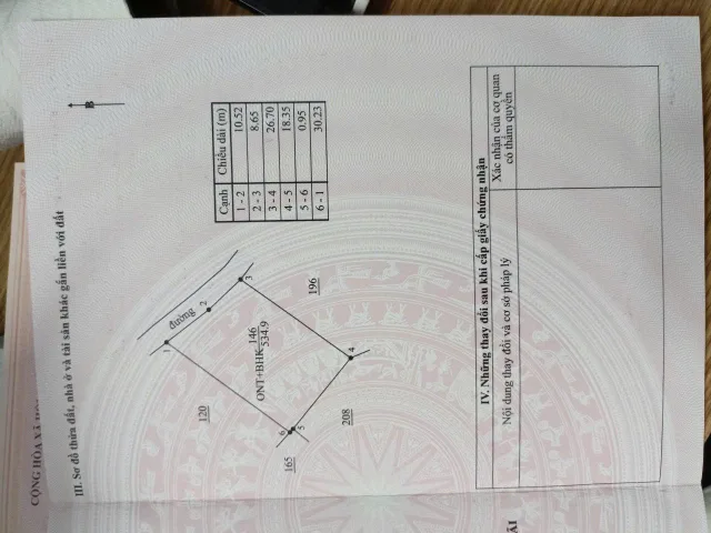 Lô đất chính chủ ở xã Tịnh Bình, thành phố Quảng Ngãi, diện tích 535m2. Giá 410 triệu
