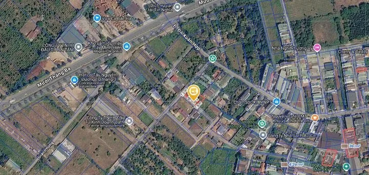 Bán Đất 262m2 có sẵn 192 m2 thổ cư giá 5.3 tỷ tại Phường Tân Lợi Thành phố Buôn Ma Thuột Đắk Lắk