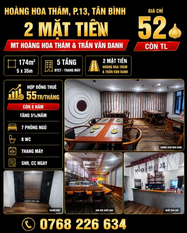 Bán Nhà riêng 174m2 có sẵn 174 m2 thổ cư giá 52 tỷ tại - Chọn - Phường 13 Quận Tân Bình TP. Hồ Chí Minh
