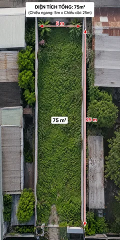 Bán Đất 75m2 có sẵn 75 m2 thổ cư giá 490.5 triệu tại -ĐƯỜNG Trần Quang Diệu - Phan Thiết gần mặt lộ vào hẻm 100m