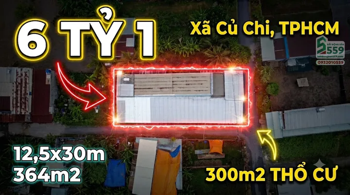 Bán nhà tại Xã Tân Phú Trung, Huyện Củ Chi, TPHCM (Xã củ Chi, TPHCM mới)