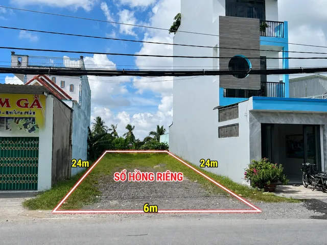 MẶT TIỀN ĐƯỜNG CHÙA ĐÁ, TRẢNG BÀNG. NGAY NGÂN HÀNG AGRIBANK, DT: 141m2 - giá 700tr. SHR