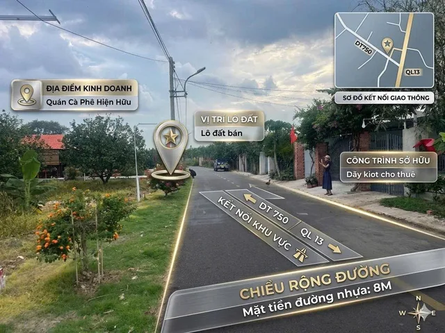 Bán Đất 2100m2 giá 1.2 tỷ tại đường Tỉnh lộ 750 Bàu Bàng Bình Dương
