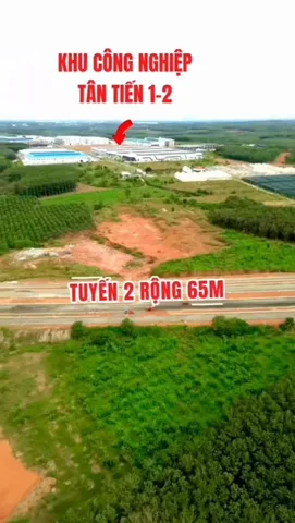 Đất Thổ Cư Hai Mặt Tiền Gần KCN Tân Tiến