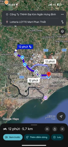 Bán Đất 650m2 có sẵn 650 m2 thổ cư giá 2.2 tỷ tại Xã Phong Nẫm Thành phố Phan Thiết Bình Thuận