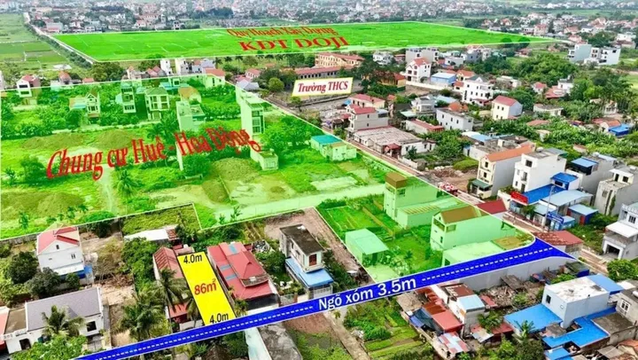 Bán Đất 86m2 giá 2.55 tỷ  ngay trường cấp 2 Hoa Động. Gần Dojji. L/h:076.231.9990 e Thúy