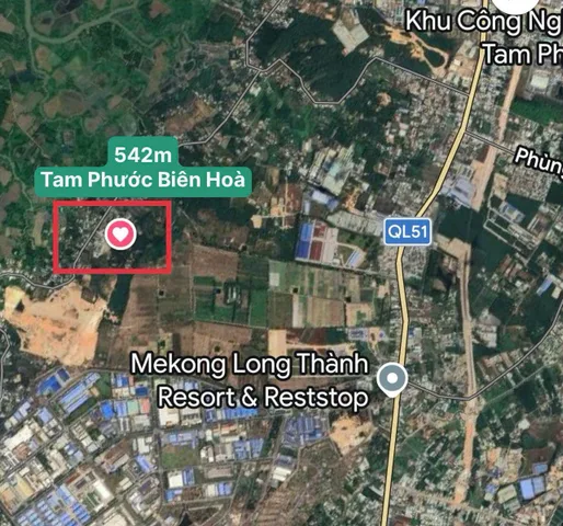 Bán gấp 542m tại  Phường Tam Phước Đồng Nai, giá đầu tư