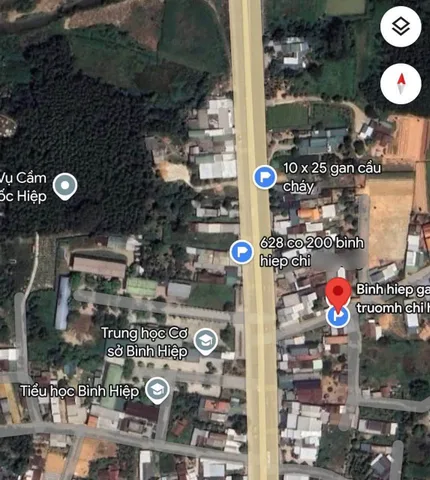 ĐẤT BÌNH HIỆP GẦN TRƯỜNG CẤP 1,2 BÌNH HIỆP, GẦN KCN