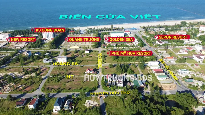 Mặt tiền Trường Sa trục thông nối ra biển Cửa Việt