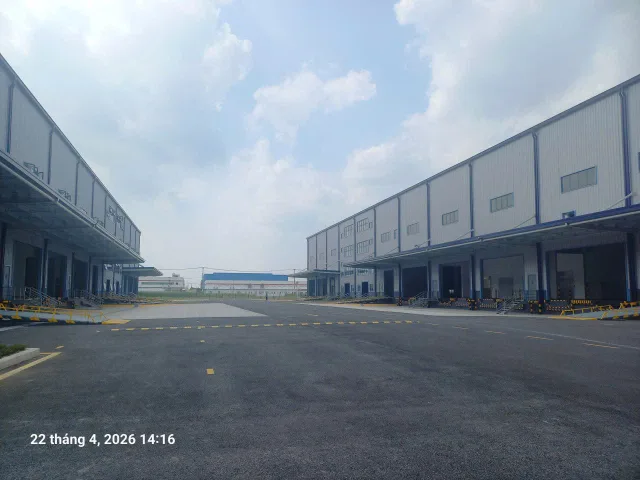 Cho thuê Kho, nhà xưởng 2999m2 tại KCN Vĩnh Lộc 2, Đường Ql 1A Xã Long Hiệp Huyện Bến Lức Long An