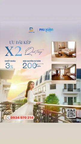 ƯU ĐÃI KÉP – X2 QUÀ TẶNG CÙNG PHÚ XUÂN CITY