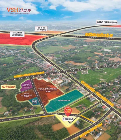 Đất đầu tư giá tốt ven KCN Lam Sơn Sao Vàng