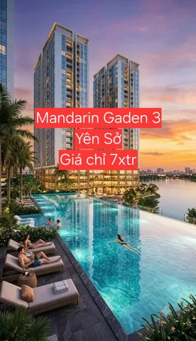 Sống chuẩn resort - Tầm view 4 hồ độc bản tại Mandarin Garden 3 Yên Sở - Hòa Phát