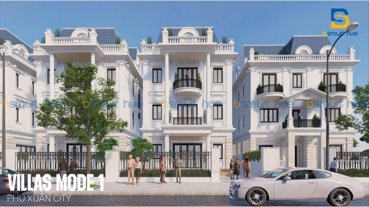 Biệt thự 04 tầng  trực diện quảng trường khu hành chính tập trung tỉnh TT Huế - Sổ hồng trao tay.