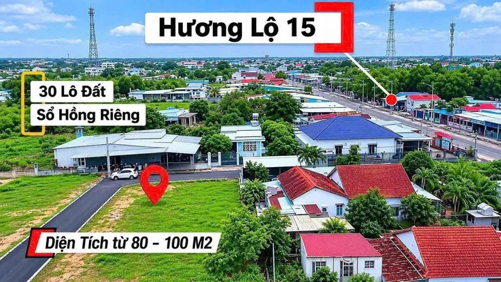 Nguồn đầu tư 20 nền NGAY UBND phường Tân Triều – 1 SẸC HL15💥