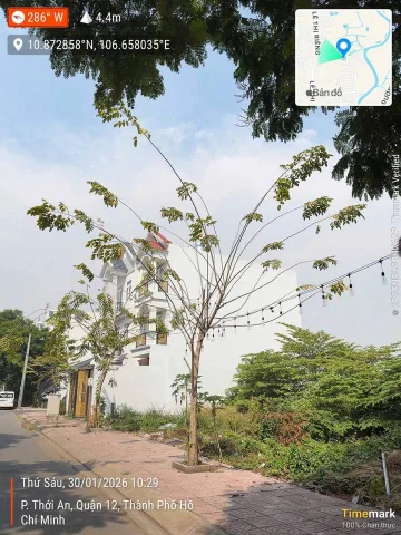 Bán Đất 92.7m2 có sẵn 92.7 m2 thổ cư giá 6.7 tỷ tại Phường Thới An Quận 12 TP. Hồ Chí Minh