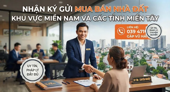 Mua bán ký gửi nhà đất khu vực miền nam và các tỉnh miền tây. Liên hệ: 0394713984 gặp Vũ Hải