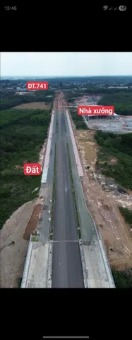 Mặt tiền tuyến số 4 đồng phú 5x50m đầu tuyến