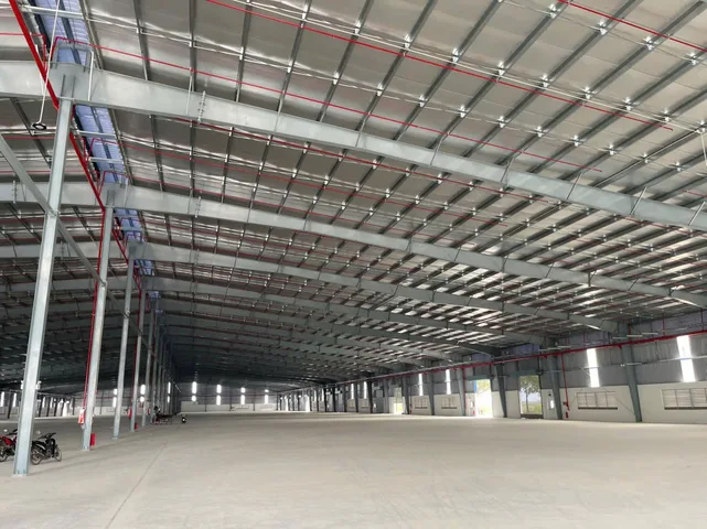 75 nghìn/m² $$ Cho thuê lẻ nhà xưởng kế KCN Mỹ Phước, KCN Rạch Bắp, Bến Cát 2000m2, 2800m2, 3290m2, 4600m2, 2HA