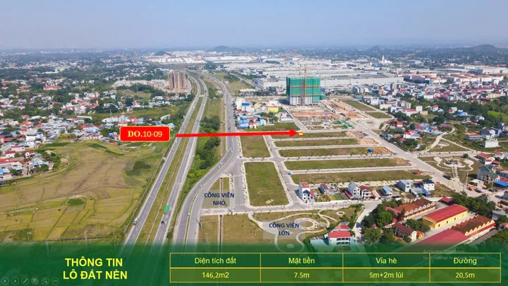 Đất nền KĐT Yên Bình K-Town Phổ Yên sổ đỏ riêng, giá từ 23,8 triệu/m²