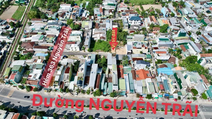 BÁN LÔ ĐẤT HẺM 363 NGUYỄN TRÃI, TP QUẢNG NGÃI, 80M2
