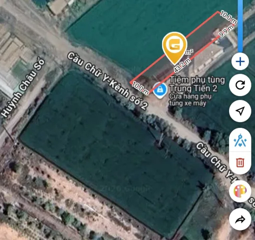 Bán Đất 500m2 giá 1.3 tỷ tại Thị trấn Đông Thành Huyện Đức Huệ Long An